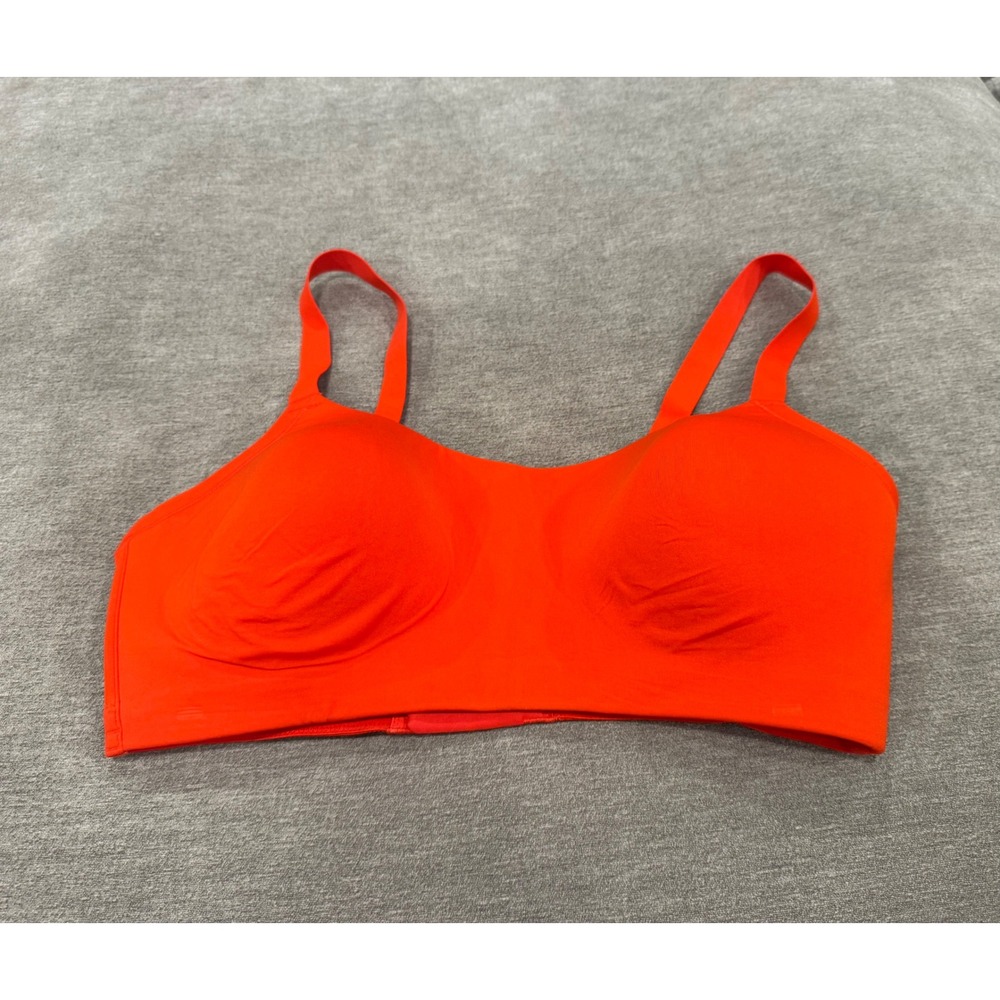 Knix The One&Only Scoop Bra Sports Bra Tank Red/Orange Size XL++
